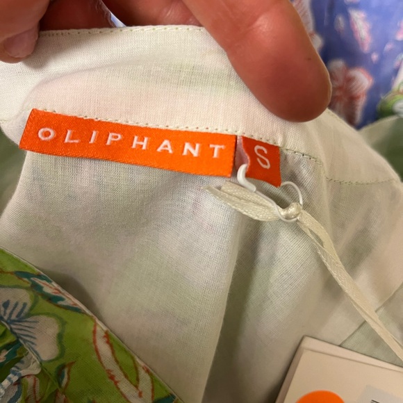 Oliphant YOKE RUFFLE MAXI- AMALFI LIME - Picture 6 of 8